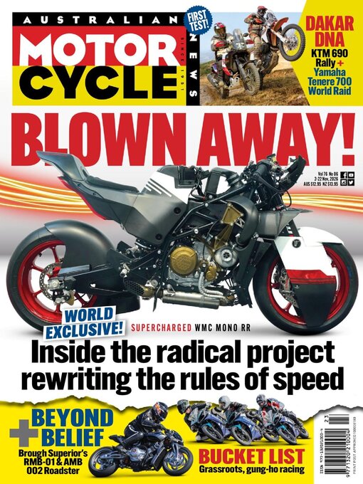 Cover image for Australian Motorcycle News
